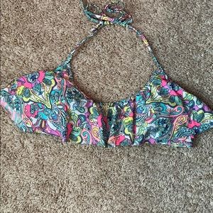 Paisley Print Bathing Suit Top